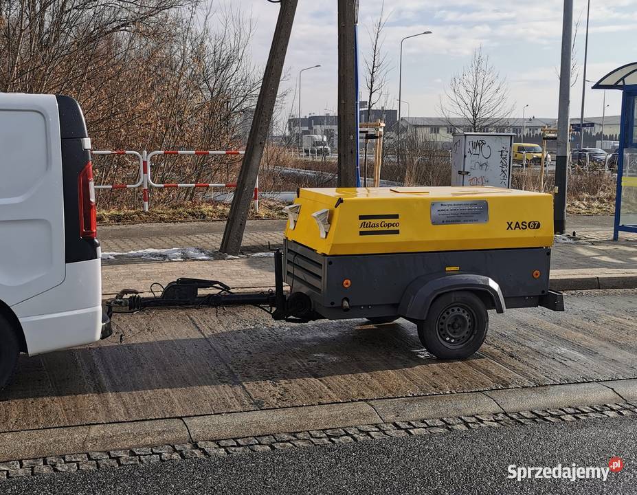 Kompresor przewoźny spalinowy Atlas Copco XAS67 Kraków