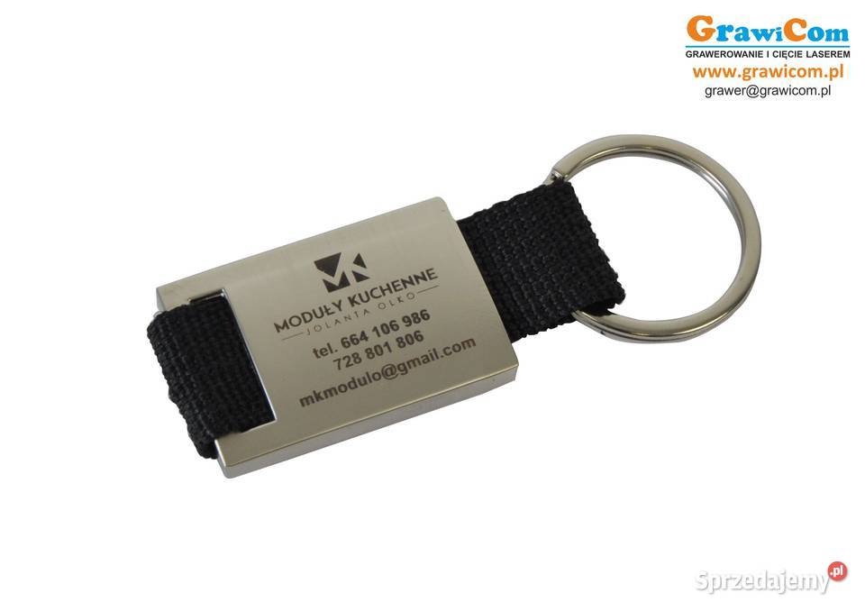 Brelok metalowy jednostronny grawer 50 podkarpackie Leżajsk