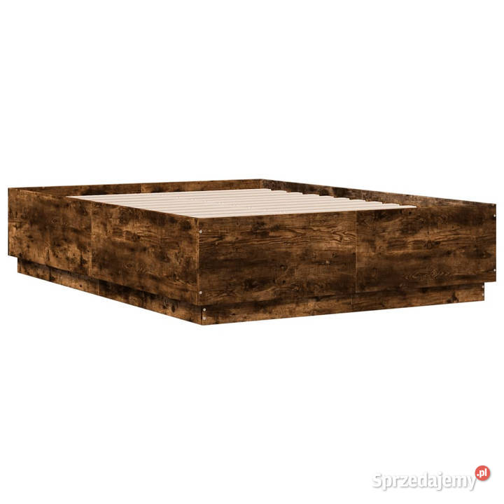 Rama łóżka z LED przydymiony dąb 140x190 Warszawa sprzedam