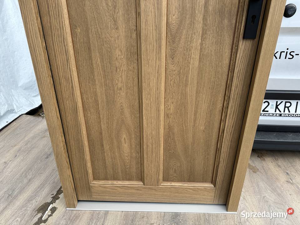 Drzwi zewnętrzne drewniane AMERYKAŃSKIE RĘKI