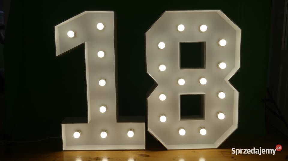 Cyfra 18 w 3D wielkopolskie Leszno