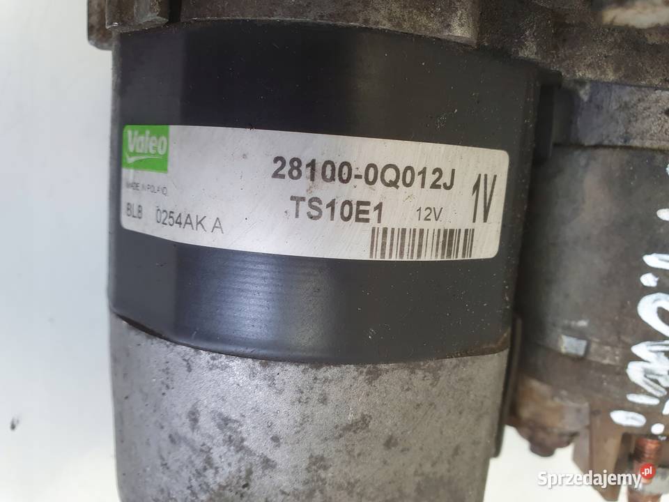 ROZRUSZNIK Citroen C1 I 10 12V ROZRUSZNIK osobowe Rudka