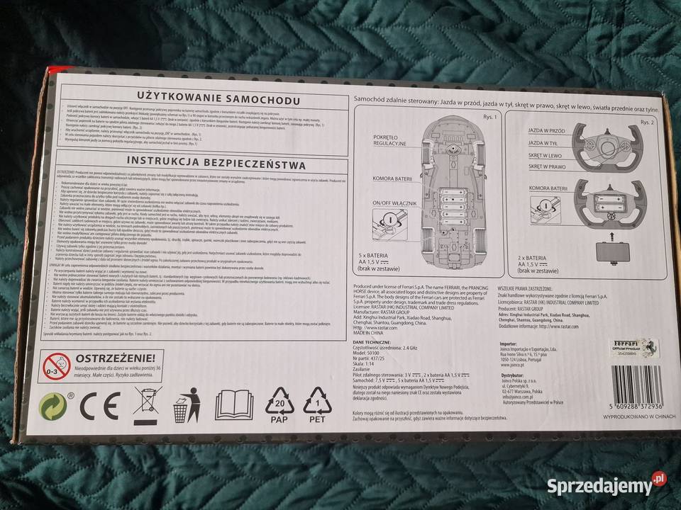 NOWE Autko zdalnie sterowane Rastar LaFerrari Wrocław