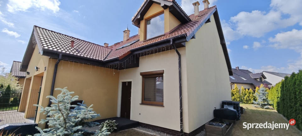 Dom szeregowy bliźniak Smolec GARAŻ teren bez