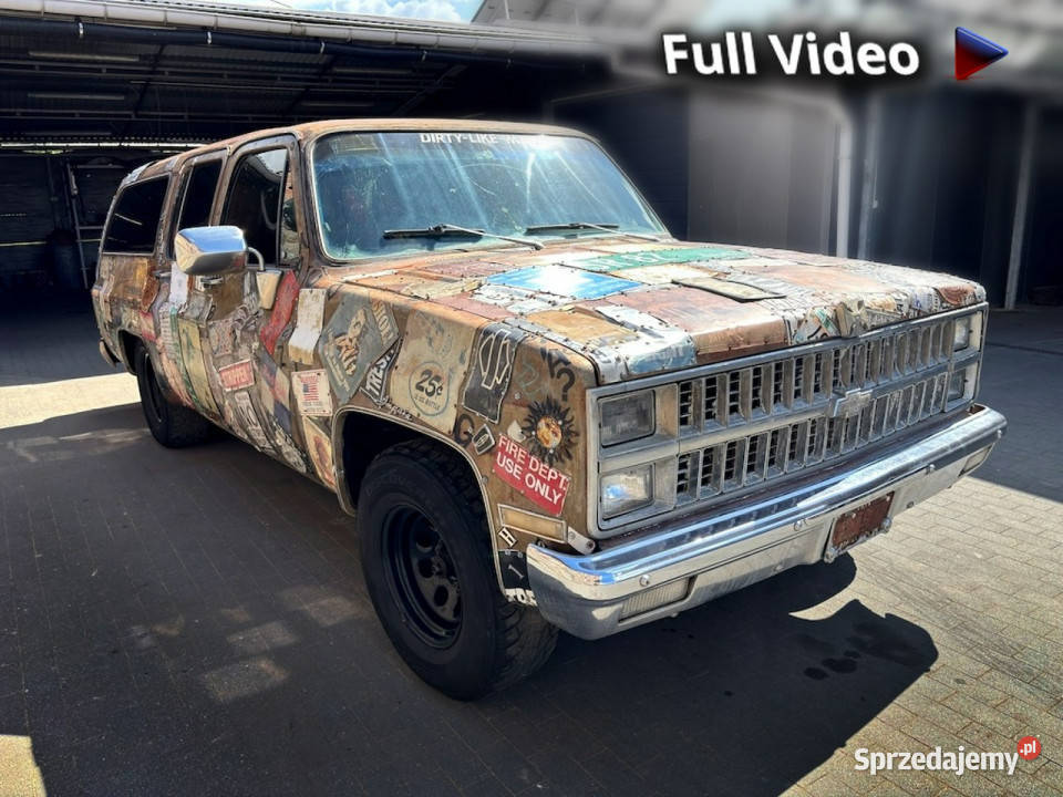 Chevrolet Blazer 1982 SUBURBAN klasyczny SUV tag klimatyzacja Sulechów