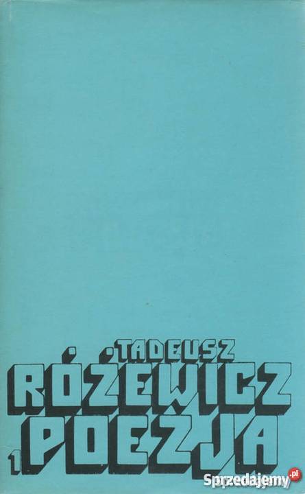 POEZJA RÓŻEWICZ TADEUSZ Rok wydania 1988 Płock