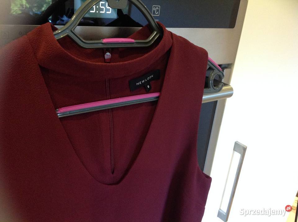 Bluzka Damska Look S bordowa New Look Bluzki i koszule Nowa Sól