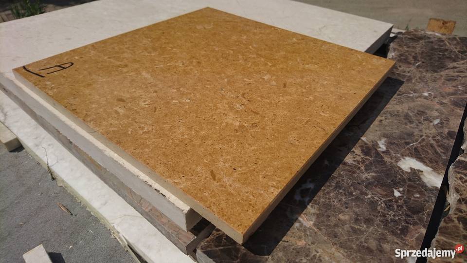 INDUS GOLD złoty marmur w płytkach 40x40x15 dolnośląskie Niemcza sprzedam