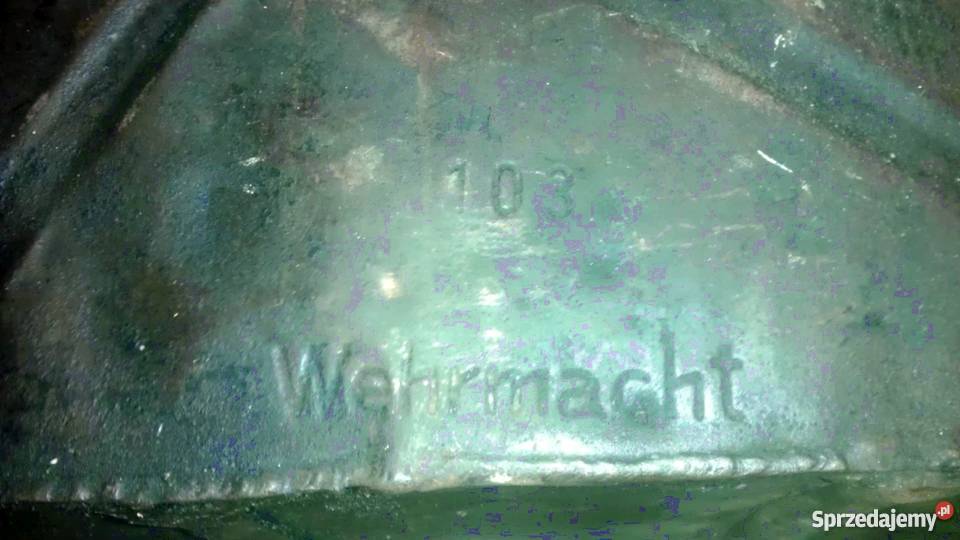 Kanister Wehrmacht Nowack Bautzen 1941 pomorskie Gdańsk