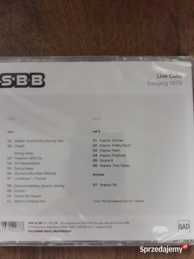z progresywnych archiwów SBB SBB Live Cuts CD Muzyka Rzeszów sprzedam