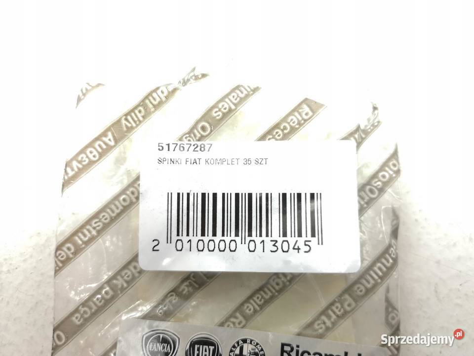 SPINKI PRZEDNIEGO ZDERZAKA FIAT DOBLO 0509 35