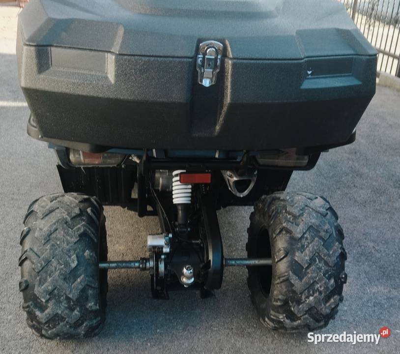 Quada Asix Fourcraft 250 Pług Kufer Łańcuchy Potok