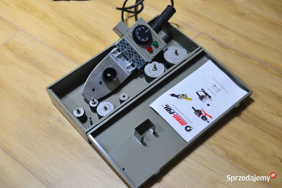 Nowa zgrzewarka do rur PP ze skrzynką sprzedam