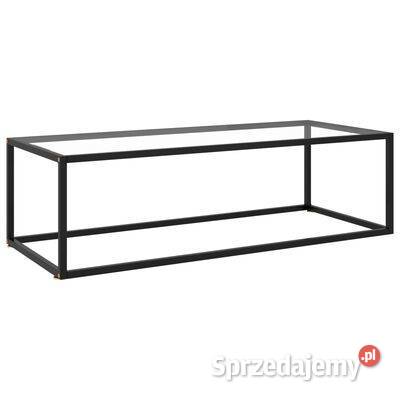 vidaXL Stolik kawowy szkło w czarnym kolorze Warszawa