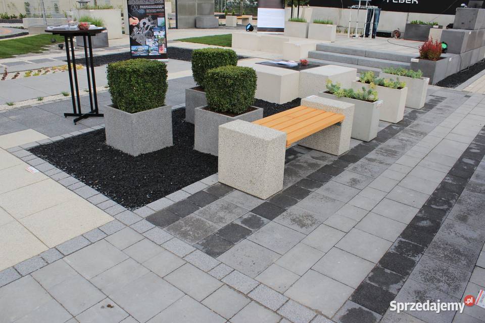 Betonowa donica Cubico Świdnica