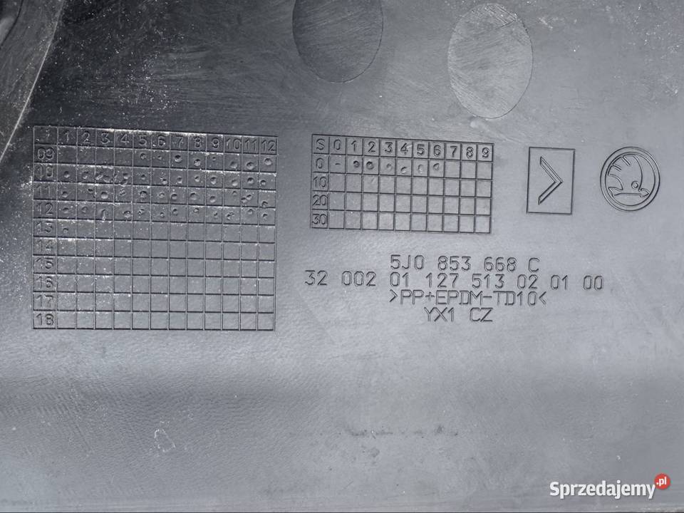 Grill atrapa chłodnicy skoda Fabia 2 II lift Międzychód