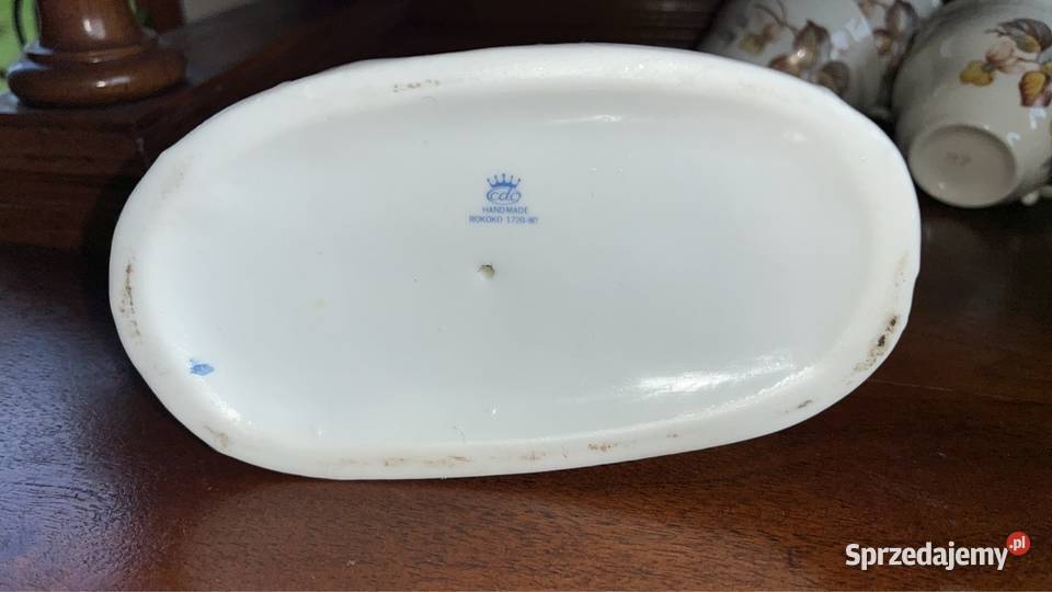 Figurka porcelanowa Pary Dworskiej z owieczką Antyki, Sztuka, Kolekcje Gdańsk sprzedam