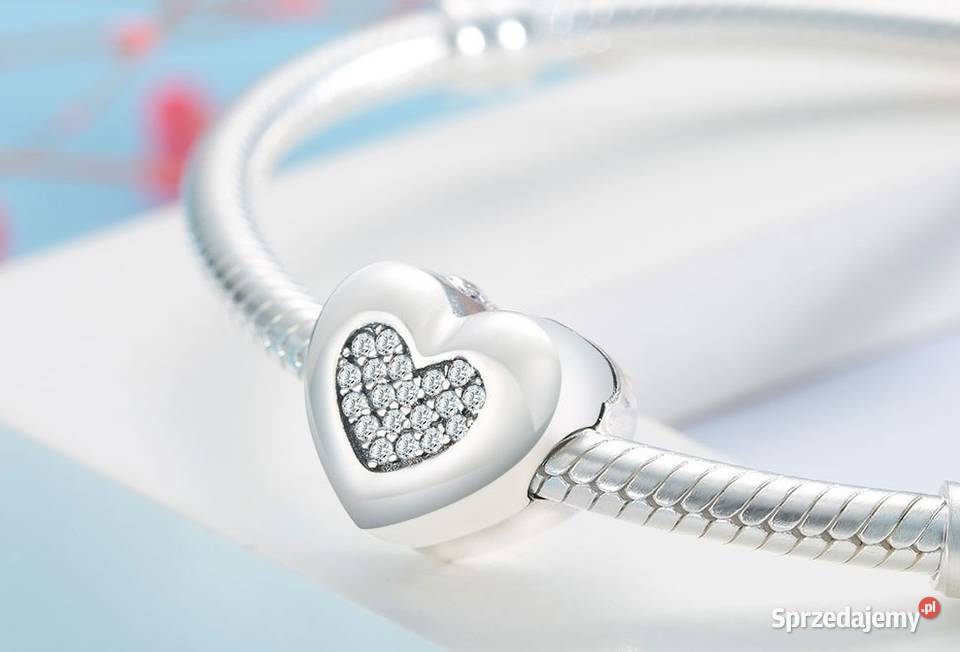 Pandora Charm koral serce love miłość klips Warszawa