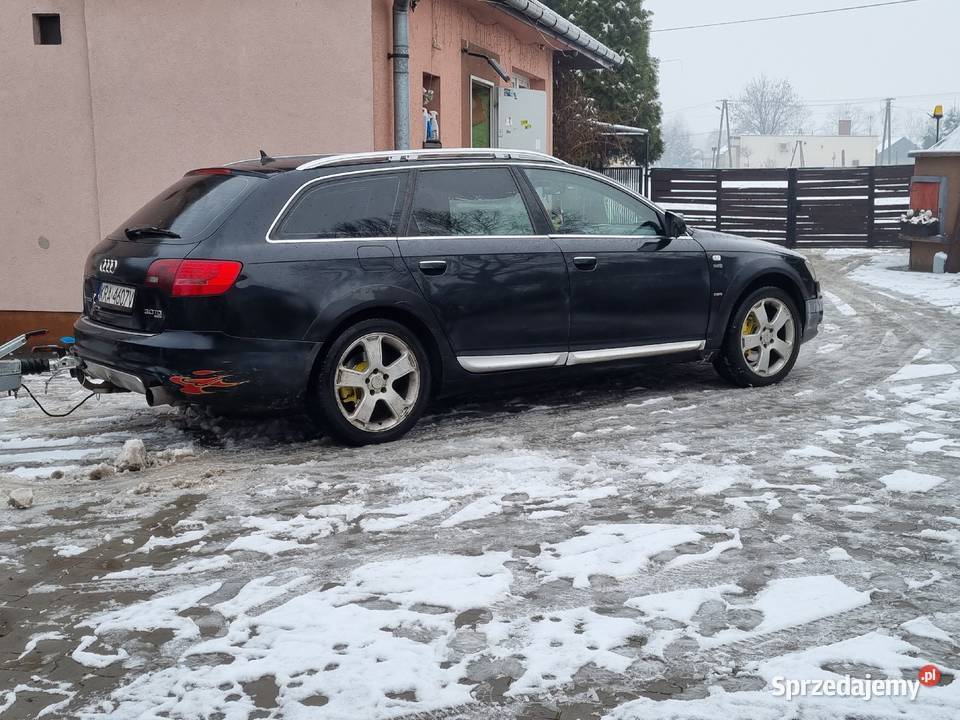 Audi A6 C6 4F Kombi Allroad 2009r Skóra Czarna małopolskie Skawina