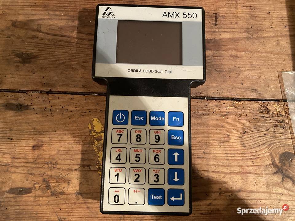 Tester układów wtryskzapłonowych AMX 550 podkarpackie Krzeszów