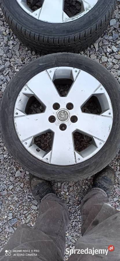 Koła 5x110 felgi aluminiowe alufelgi Opel vectra Rozmiar 17" Aleksandrów Łódzki
