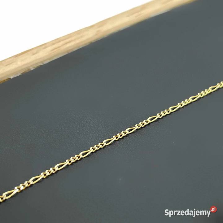 Złoty Łańcuszek Próby 585 194g Długość 48 Figaro złoto Elbląg