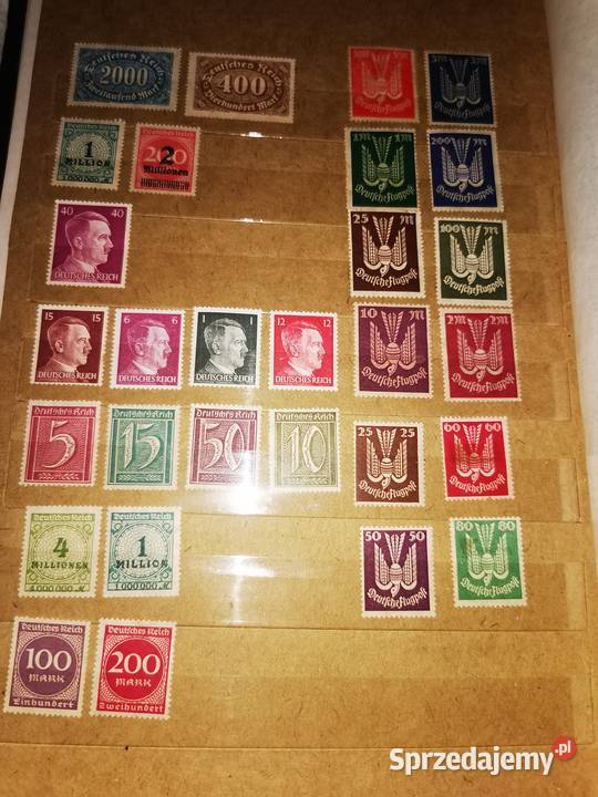 Znaczki niemieckie Puławy sprzedam