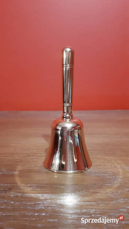 Dzwonek metalowy złoty pentagram