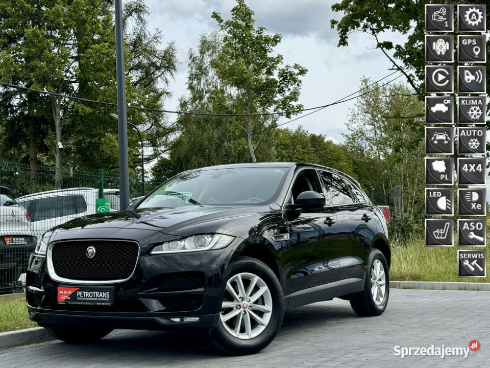 Jaguar FPACE 20 180 LED Automat 4x4 Nawigacja Mrągowo