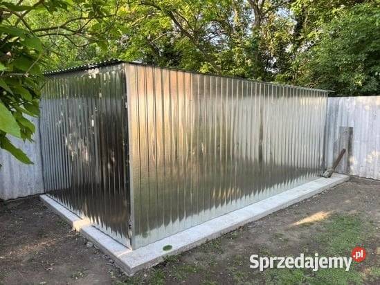 Garaż blaszany 3x5 2 gatunek jednospadowy brama Jodłownik sprzedam