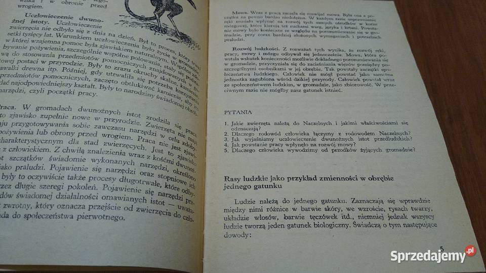 Nauka o człowieku klasy 8 podręcznik VIII Wanda tradycyjny podręcznik