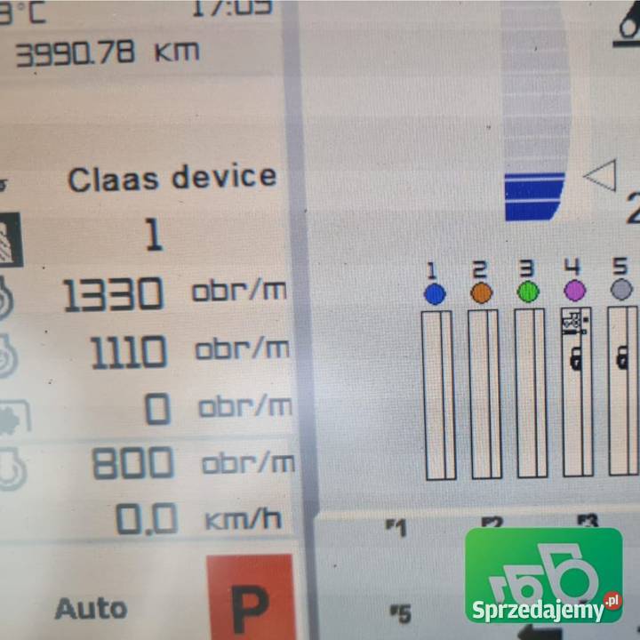 Ciągnik Rolniczy Claas Axion 850 CEBIS Full 2015 Wilkowo