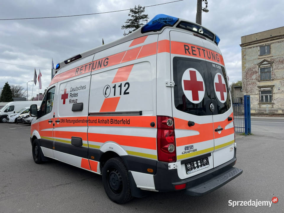 Volkswagen Crafter Crafter 20163 Karetka biały dolnośląskie Syców