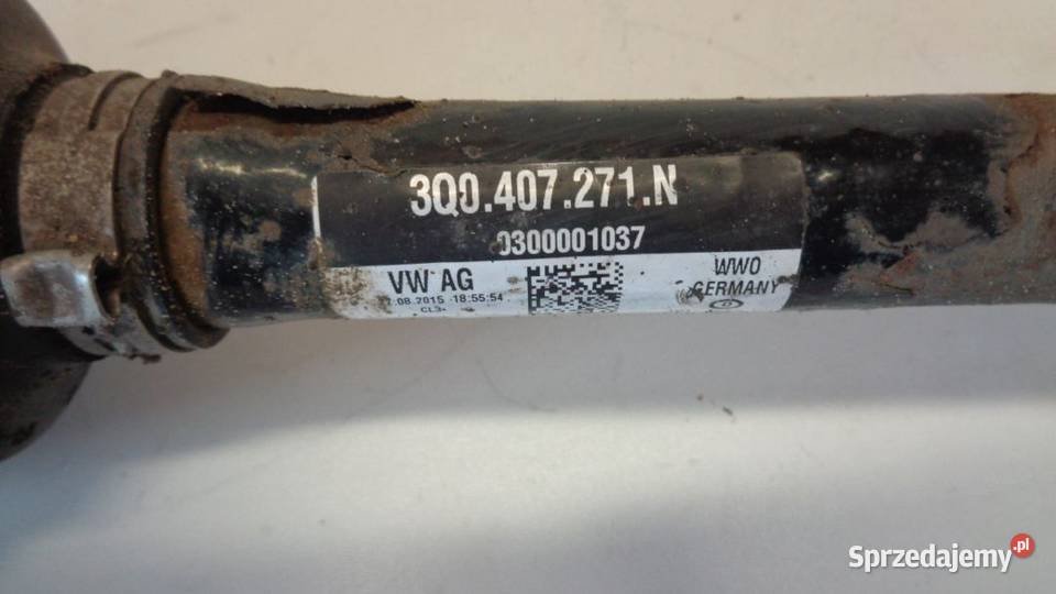 PÓŁOŚ LEWA KRÓTKA VW AUDI SKODA 20 TDI sprzedam