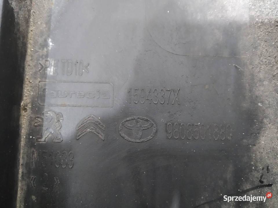 OSŁONA POD ZDERZAK PRZÓD 9808501880 Citroen świętokrzyskie