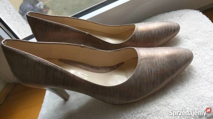 Butyczółenka 38 klasyczne eleganckie naturalna