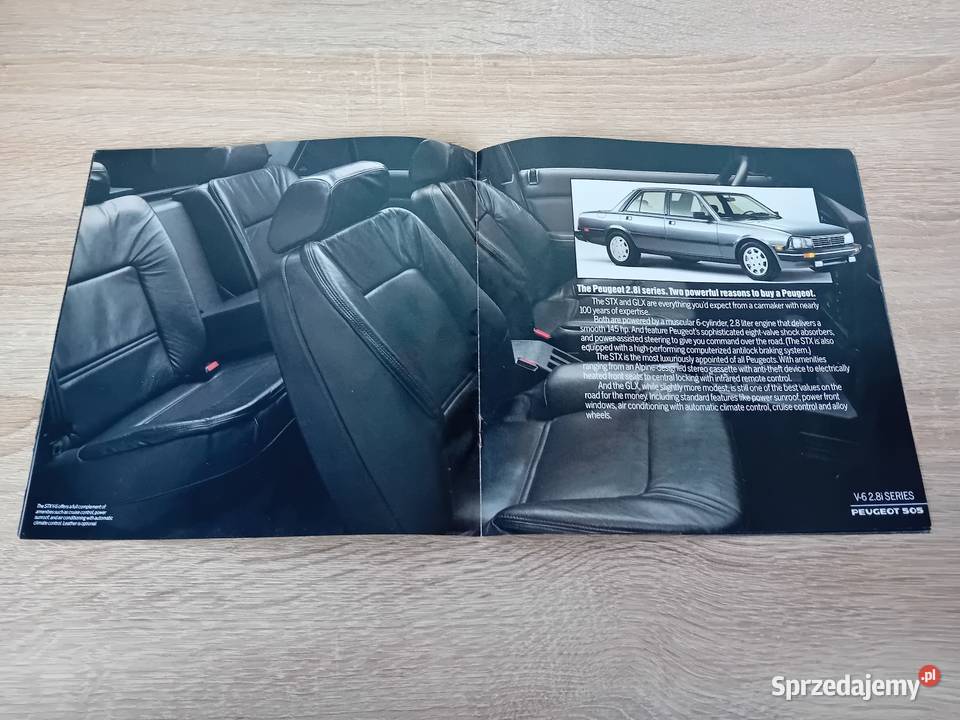 Katalog prospekt Peugeot 505 Krosno