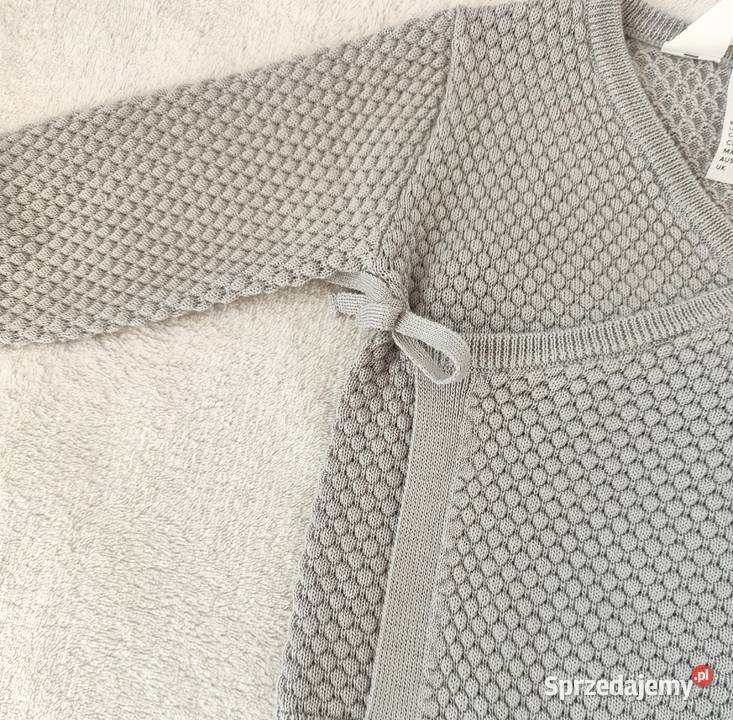 Szary komplet HM 68 bawełna lyocell sweterkowy zachodniopomorskie Szczecin
