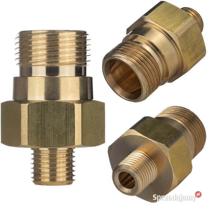 Adapter Mosiężny EASYLock TR22M Gwint 14 do