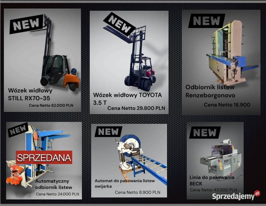 Sprzedam maszyny do obróbki drewna i nie Wadowice