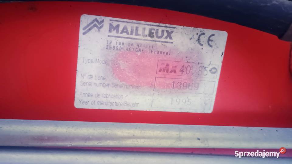 Ładowacz czołowy tur Mailleux MX 4085 Lipsko sprzedam