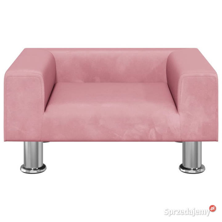 Sofa dzieci różowa 50x40x265 aksamitna WM3196339 mazowieckie Warszawa