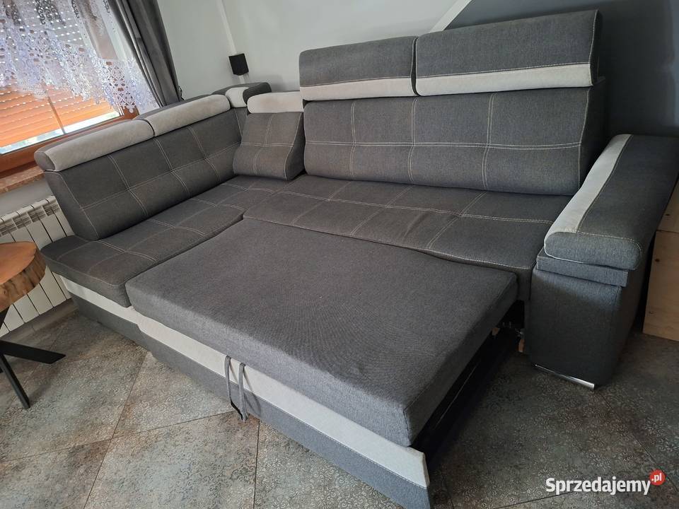 Narożnik z funkcją spania Rudziczka