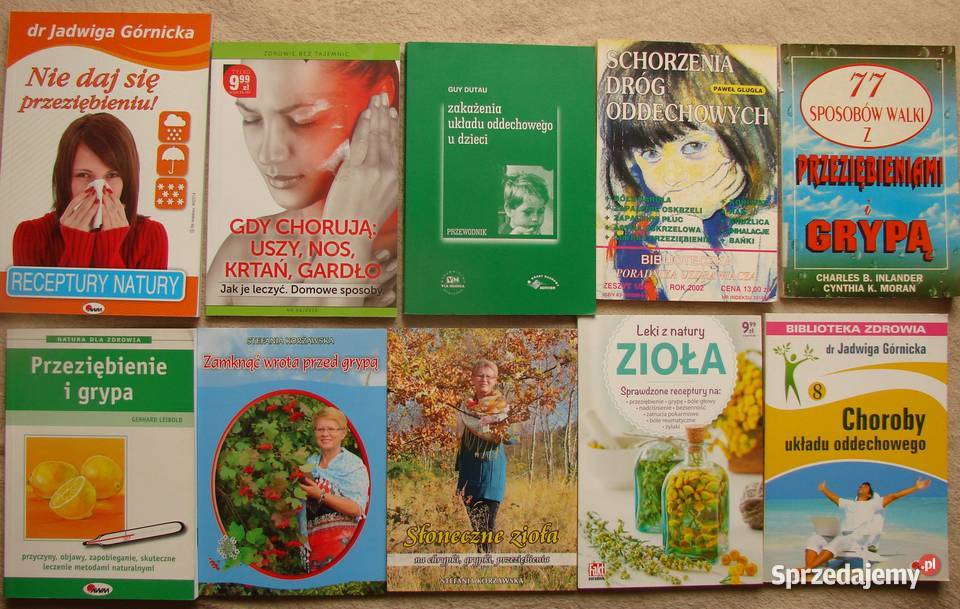 Grypa przeziębienie choroby płuc książki