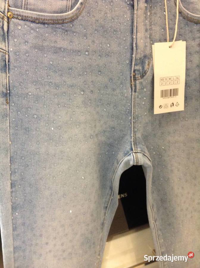 Spodnie Rurki Jeans Damskie M Sara 2728 Mieniące lubuskie Nowa Sól