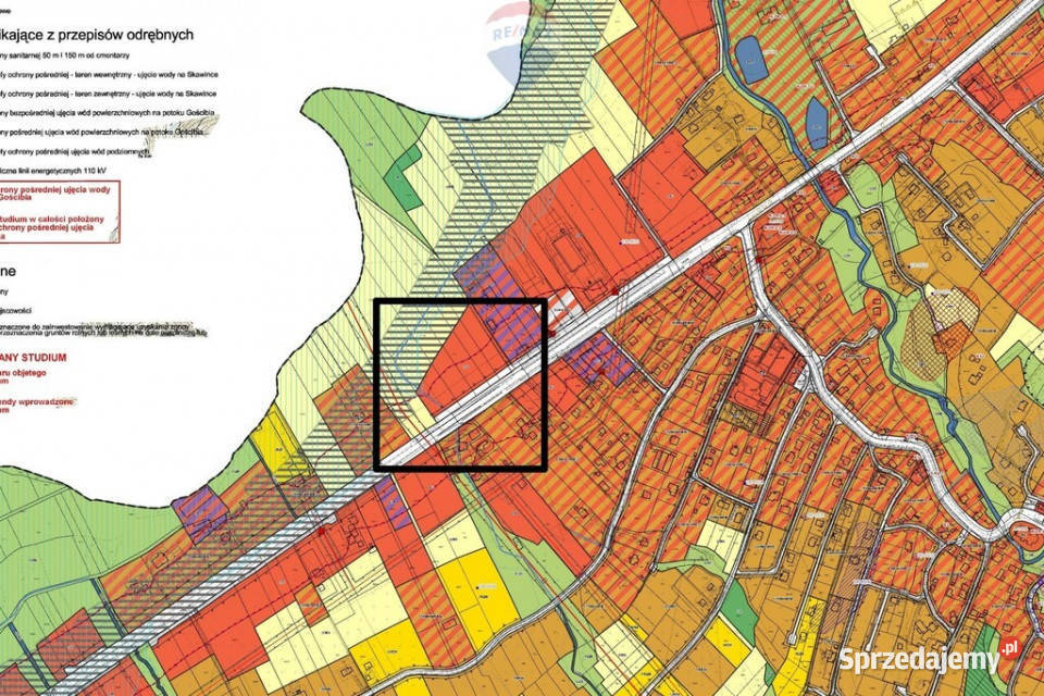 KRZYWACZKA działka usługowa super asfalt