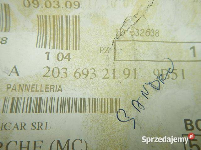 PLASTIK OSŁONA SŁUPKA LEWY TYŁ MERCEDES W203 sprzedam