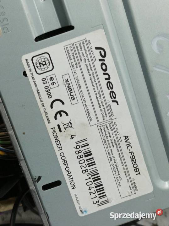 RADIONAWIGACJA PIONEER AVICF920BT Hyundai ix55 I Nawigacje fabryczne