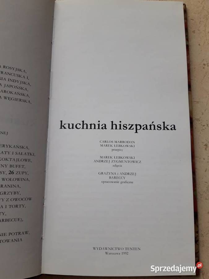 Kuchnia Hiszpańska Encyklopedia sztuki śląskie Bielsko-Biała