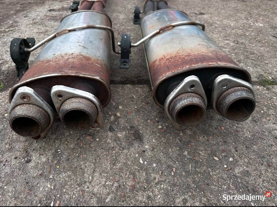BMW X5 E53 30i M54 Tłumik środkowy kompletny Tłumiki Gdańsk